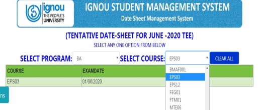 IGNOU June TEE 2020 Results Out