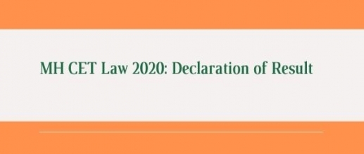 MH CET Law 2020: Declaration of Result