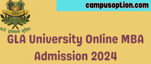 GLA University Online MBA Admission 2024